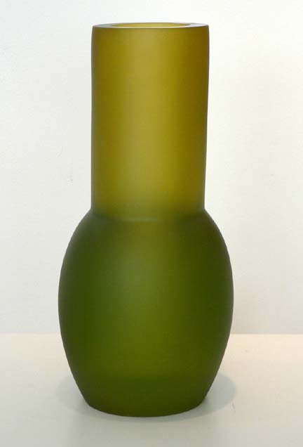Resin Vase- (olive) by  