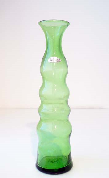 Olive Green Spool Vase