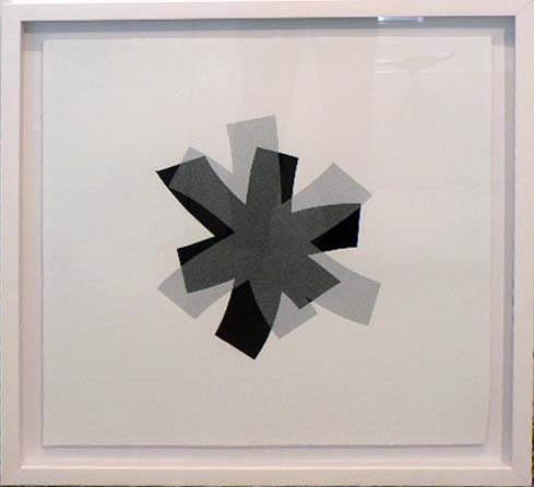 Untitled (black/silver on white) by Billy Criswell