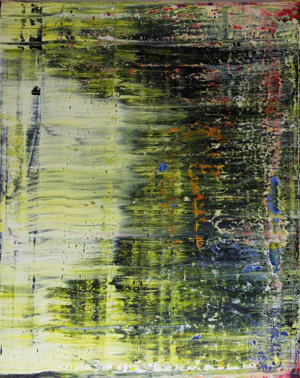 Abstract Grey Green #347 by Harry Moody