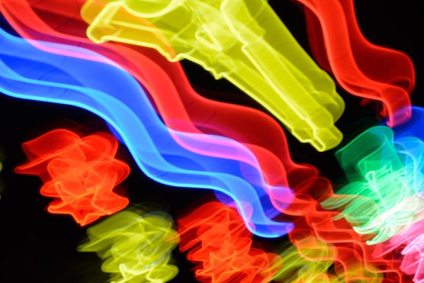 Neon Waves 1 by Michael Banks