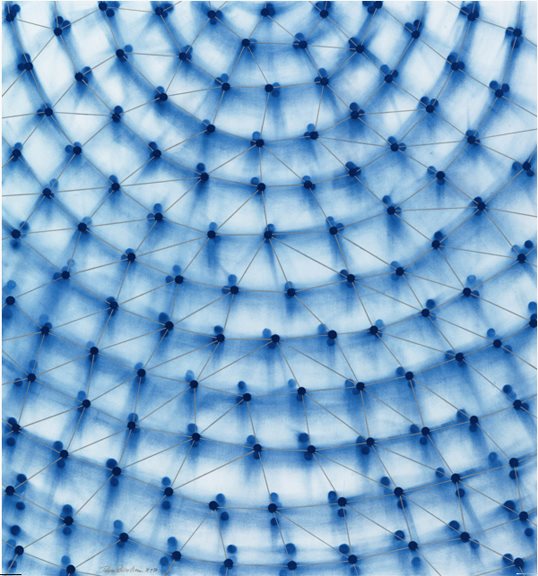 Dome (Blue) by Ross Bleckner