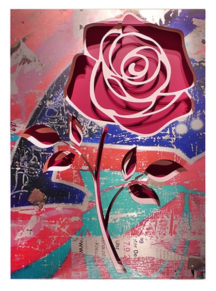 Crush/Rose on Plum by Michael Kalish