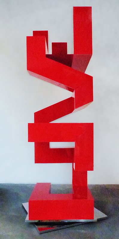 The Art of Finding Love - Red Vertical by Michael Kalish