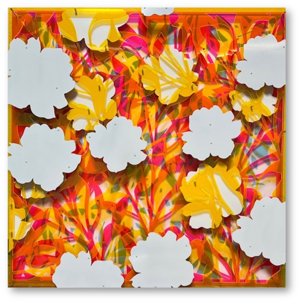 Layered Abstract Floral by Michael Kalish