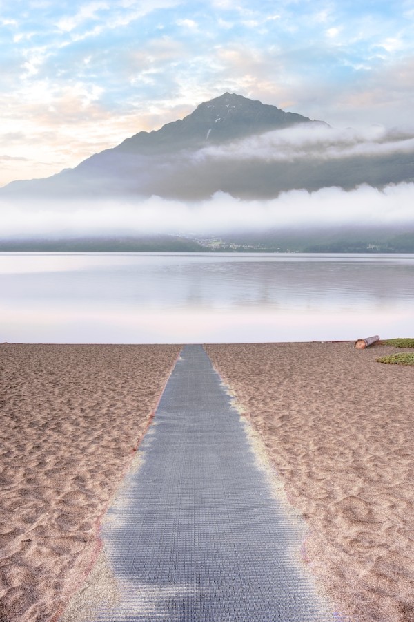 Lake Path by Alan Blaustein