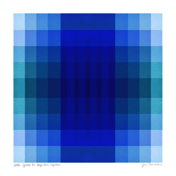 Color Space 56: Deep Dive Sapphire by Jessica Poundstone