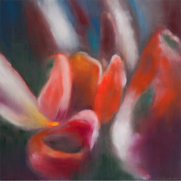 5 Tulips by Ross Bleckner